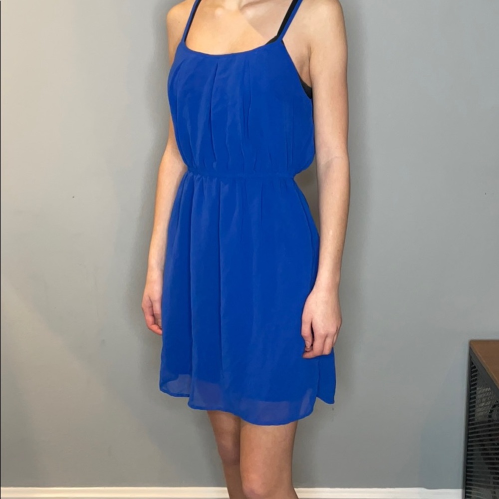 Blue dress